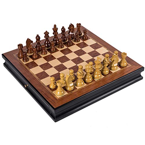 DJX Juego de ajedrez clásico Ajedrez Internacional, Juego de Mesa de ajedrez de Alta Gama Doble, ajedrez agravado Juego de Juegos de Mesa de ajedrez Internacional d DJX Juego de ajedrez clásico Ajedrez Internacional, Juego de Mesa de ajedrez de Alta Gama Doble, ajedrez agravado Juego de Juegos de Mesa de ajedrez Internacional d
