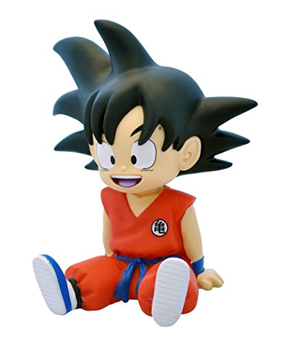 DragonPro Goku Sentado Mini Hucha 13,5 cm PVC Dragon Ball, Multicolor (PLY00080062)