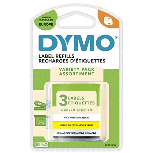 Dymo S0721790 - Etiquetas, 3 cintas