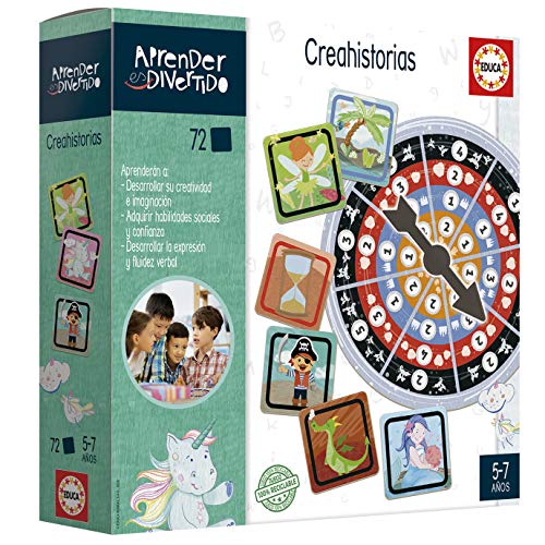 Educa- Aprender es Divertido: Crear Historias Juego Educativo para niños, a Partir de 5 años (18694) Educa- Aprender es Divertido: Crear Historias Juego Educativo para niños, a Partir de 5 años (18694)