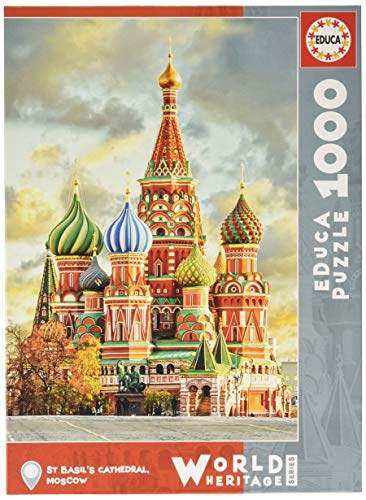 Educa- Catedral de San Basilio, Moscú Puzzle, 1000 Piezas, Multicolor (17998) Educa- Catedral de San Basilio, Moscú Puzzle, 1000 Piezas, Multicolor (17998)