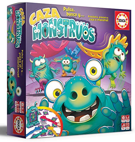 Educa - Caza Monstruos. Un Juego de Agilidad Visual y rapidez. A Partir de 5 años. 18861 Educa - Caza Monstruos. Un Juego de Agilidad Visual y rapidez. A Partir de 5 años. 18861