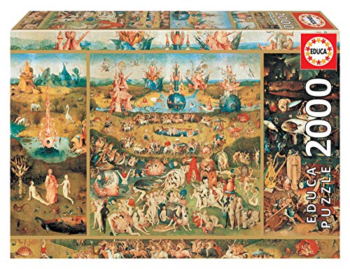 Educa-El Jardín de Las Delicias Puzzle, 2000 Piezas, Multicolor (18505) Educa-El Jardín de Las Delicias Puzzle, 2000 Piezas, Multicolor (18505)