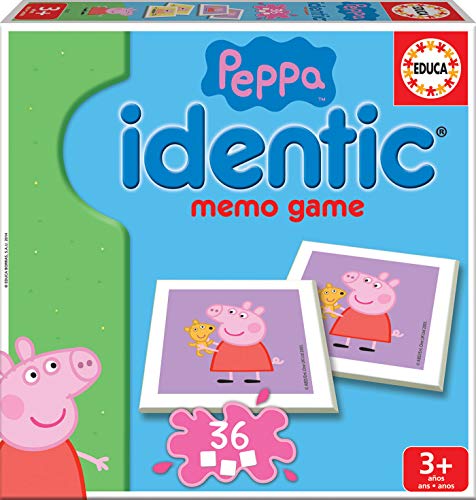 Educa- Identic Peppa Pig Juego Educativo para Bebés, Multicolor (16227)