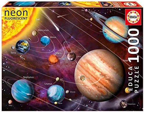 Educa-Sistema solar Neon Puzzle, 1000 Piezas, multicolor (14461) Educa-Sistema solar Neon Puzzle, 1000 Piezas, multicolor (14461)