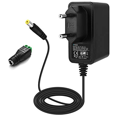 EFISH 12V 1A 12W Adaptador de Fuente de Alimentación del Transformador,Cámara CCTV,Teclado Yamaha,Enrutadores,Concentradores,Tiras de LED,Alarma,Masajeador,Timbre de la Puerta,Aprobación CE