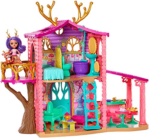 Enchantimals - Casa Danessa con muñeca Danessa y mascota, casa de muñeca con accesorios (Mattel GW90) Enchantimals - Casa Danessa con muñeca Danessa y mascota, casa de muñeca con accesorios (Mattel GW90)