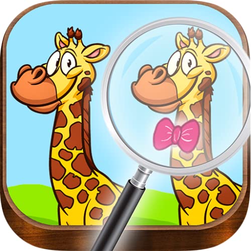 Encontrar la diferencia. Juegos educativos y de entretenimiento con animales para niños Encontrar la diferencia. Juegos educativos y de entretenimiento con animales para niños