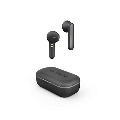 Energy Sistem Style 3 Auriculares inalambricos True Wireless Space (20h de autonomía, Estuche de Carga inalámbrica, Llamadas stéreo, micrófono Integrado,conectividad automática, Bluetooth 5.0) Negro