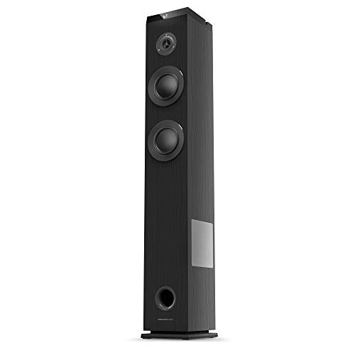 Energy Sistem Tower EU Torre de Sonido con Bluetooth True Wireless (65W, Bluettoh 5.0, True Wireless Stereo, USB/MicroSD MP3 Player, Audio-In)