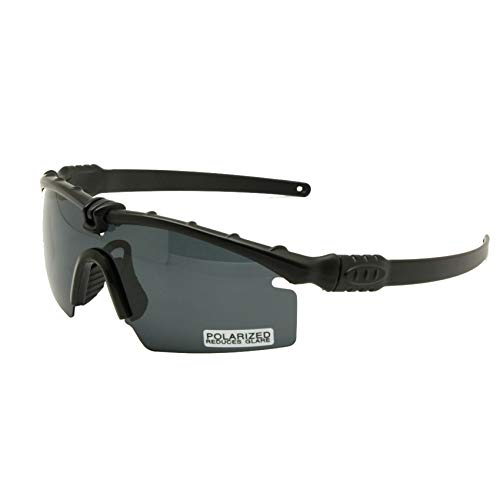EnzoDate Gafas de Sol polarizadas Gafas de Militares del ejército los Hombres Frame 3/4 Lente Agencia de Juego de Guerra eyeshields(Negro, polarizado 4 Lentes) EnzoDate Gafas de Sol polarizadas Gafas de Militares del ejército los Hombres Frame 3/4 Lente Agencia de Juego de Guerra eyeshields(Negro, polarizado 4 Lentes)