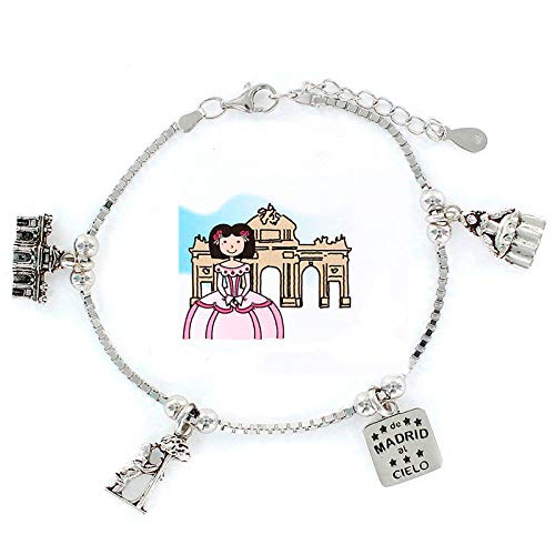 Eres lo mas mujer Pulseras Ciudades, Comunidades Autónomas y Paises Plata (Madrid) Eres lo mas mujer Pulseras Ciudades, Comunidades Autónomas y Paises Plata (Madrid)