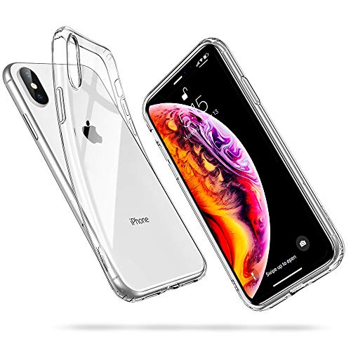 ESR Funda para iPhone XS MAX, Funda para Suave TPU Gel Ultra Fina Protección a Bordes y Cámara Compatible con Carga Inalámbrica Enjaca Compatible para Apple iPhone XS MAX de 6.5"-Transparente ESR Funda para iPhone XS MAX, Funda para Suave TPU Gel Ultra Fina Protección a Bordes y Cámara Compatible con Carga Inalámbrica Enjaca Compatible para Apple iPhone XS MAX de 6.5"-Transparente