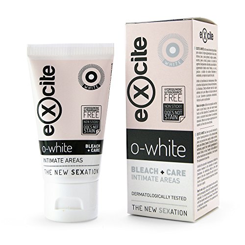 EXCITE O-WHITE Crema blanqueadora corporal piel íntima mujer y hombre. Aclara, blanquea y cuida la piel de axilas, entrepierna y tus partes más íntimas. 50 ml.