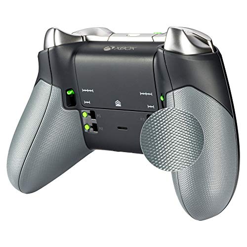 eXtremeRate Agarre de Goma para Xbox One Elite Asa Izquierda Derecha Empuñadura Antideslizante Grip Tacto Suave Mango de reemplazo Kit para Mando de Xbox One Elite Modelo 1698(Gris) eXtremeRate Agarre de Goma para Xbox One Elite Asa Izquierda Derecha Empuñadura Antideslizante Grip Tacto Suave Mango de reemplazo Kit para Mando de Xbox One Elite Modelo 1698(Gris)