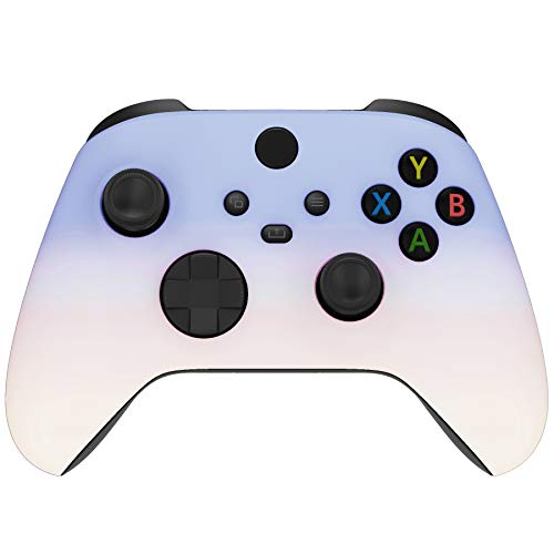 eXtremeRate Carcasa para Mando Xbox Series X S Protector Tacto Suave Placa Frontal Funda Delantera Reemplazo Kit Cubierta Cover Shell para Control de Xbox Series S X-No Incluye Mando(Violeta Rosa) eXtremeRate Carcasa para Mando Xbox Series X S Protector Tacto Suave Placa Frontal Funda Delantera Reemplazo Kit Cubierta Cover Shell para Control de Xbox Series S X-No Incluye Mando(Violeta Rosa)