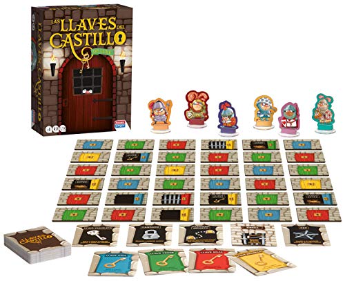 Falomir-Las Llaves del Castillo de Luxe Juego de Mesa, Multicolor (30046)