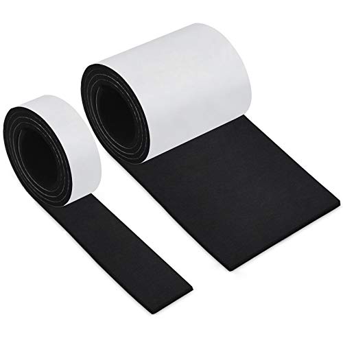 Fieltro Adhesivo Negro, HTBAKOI Fieltro Muebles Suelo 2 Rollos (100*10cm+100*2cm) Cinta Protector Fieltro Adhesivo Corte Libre en Cualquier Forma con Fuerte Adherencia para Muebles Sillas Objetos.etc Fieltro Adhesivo Negro, HTBAKOI Fieltro Muebles Suelo 2 Rollos (100*10cm+100*2cm) Cinta Protector Fieltro Adhesivo Corte Libre en Cualquier Forma con Fuerte Adherencia para Muebles Sillas Objetos.etc