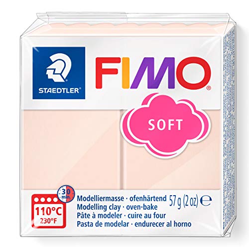 FIMO 8020 - Pasta de modelar, color piel clara, 56 gr (8020-43 ST) FIMO 8020 - Pasta de modelar, color piel clara, 56 gr (8020-43 ST)