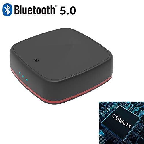 Flybiz Receptor Transmisor Bluetooth 5.0 2 en 1, Adaptador Bluetooth de Audio, Baja latencia aptX para 2 Auriculares, RCA, Adaptador de Audio emisor inalámbrico de 3,5 mm, Sistema Estéreo del Hogar Flybiz Receptor Transmisor Bluetooth 5.0 2 en 1, Adaptador Bluetooth de Audio, Baja latencia aptX para 2 Auriculares, RCA, Adaptador de Audio emisor inalámbrico de 3,5 mm, Sistema Estéreo del Hogar