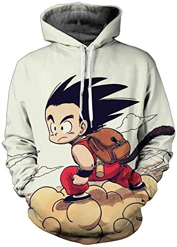 FLYCHEN Sudadera con Capucha para Hombre con 3D Digital Impreso Dragon Ball Goku Super Saiyan Azul Men's Hoodie Hip Hop - Bolsa - M FLYCHEN Sudadera con Capucha para Hombre con 3D Digital Impreso Dragon Ball Goku Super Saiyan Azul Men's Hoodie Hip Hop - Bolsa - M