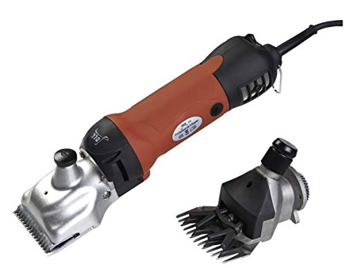 Folk Esquiladora Profesional 500W Modelo FL6, 2 en 1 Doble Cabezal Lana y Pelo, peladora Caballos, ovejas, Perros, mulos, Burro, Vaca, Universal (A - Sin Accesorios Extras) Folk Esquiladora Profesional 500W Modelo FL6, 2 en 1 Doble Cabezal Lana y Pelo, peladora Caballos, ovejas, Perros, mulos, Burro, Vaca, Universal (A - Sin Accesorios Extras)