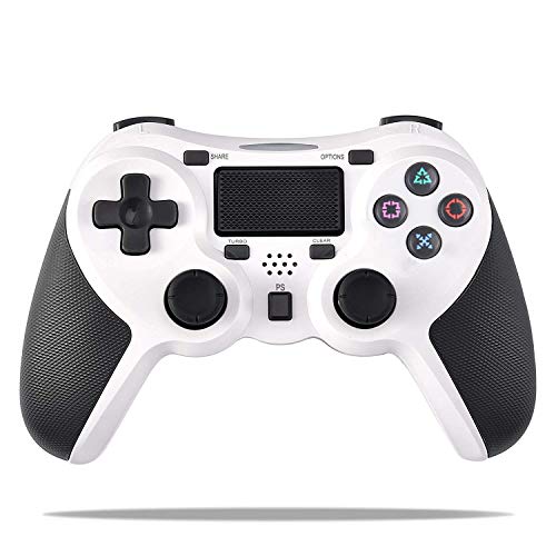 FONCBIEN Controlador Inalámbrico Playstation4, Controlador Inalámbrico Gamepads Manija del Juego Joypad con Los Botones De Activación Playstation 4 y Windows