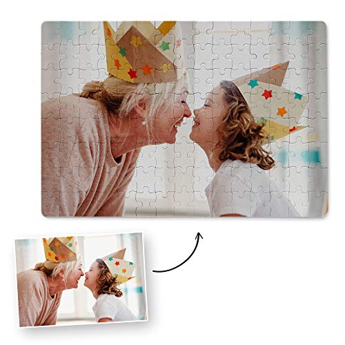 Fotoprix Puzzle Personalizado con tu Foto preferida y Texto de 280 Piezas | 5 Modelos Disponibles | Regalo Original con Foto Personalizada | Tamaño: 30 x 40 cms