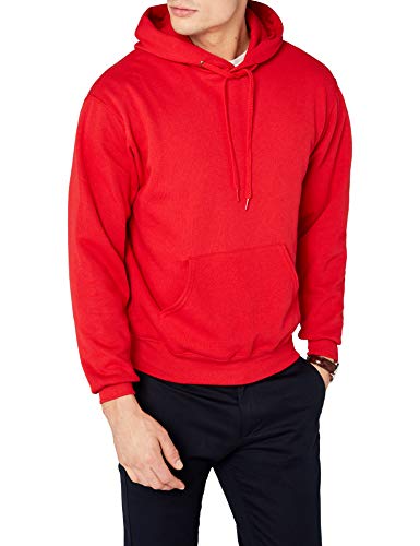 Fruit of the Loom SS026M, Sudadera con capucha y cremallera Para Hombre, Rojo (Red), Medium Fruit of the Loom SS026M, Sudadera con capucha y cremallera Para Hombre, Rojo (Red), Medium