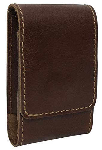 Funda de Cuero para Caja de Cigarrillos Gusti Cuero Studio Charly Estuche Case Cuero de Búfalo Marrón Oscuro 2T19-22-6 Funda de Cuero para Caja de Cigarrillos Gusti Cuero Studio Charly Estuche Case Cuero de Búfalo Marrón Oscuro 2T19-22-6