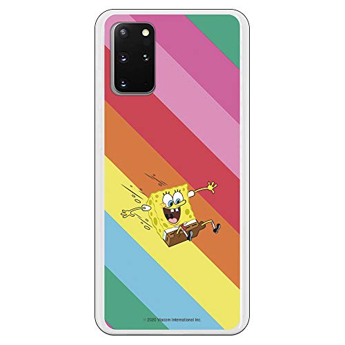 Funda para Samsung Galaxy S20 Plus Oficial de Bob Esponja Bob Tobogan para Proteger tu móvil. Carcasa para Samsung de Silicona Flexible con Licencia Oficial de Nickelodeon.