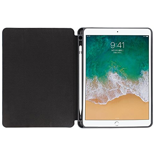 Funda tipo libro para iPad Pro de 12,9 pulgadas, cierre magnético, función de encendido y apagado automático, con ranura para lápiz Apple y soporte para iPad Pro de 12,9 pulgadas, color negro Funda tipo libro para iPad Pro de 12,9 pulgadas, cierre magnético, función de encendido y apagado automático, con ranura para lápiz Apple y soporte para iPad Pro de 12,9 pulgadas, color negro