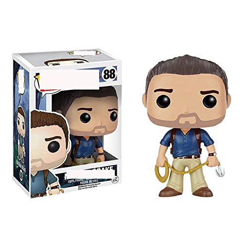 Funko Pop! Uncharted 4: Nathan Drake Figura Coleccionable Muñeca Figura Modelo Hecha a Mano, Multicolor Funko Pop! Uncharted 4: Nathan Drake Figura Coleccionable Muñeca Figura Modelo Hecha a Mano, Multicolor