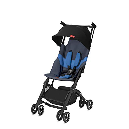 Gb Gold Pockit + All-Terrain 619000213 Silla de Paseo, 6 meses hasta 22 kg (Aprox. 4 Años), Azul (Night Blue 2019)