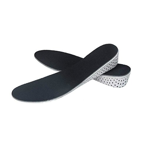 Generic Espuma De Memoria Unisex Invisibles Altura Del Talón Del Arco Aumentar Plantillas Más Altos - Negro, S ( 2cm ) Generic Espuma De Memoria Unisex Invisibles Altura Del Talón Del Arco Aumentar Plantillas Más Altos - Negro, S ( 2cm )