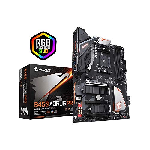 Gigabyte B450 - Placa base AORUS Pro Socket AM4, color negro Gigabyte B450 - Placa base AORUS Pro Socket AM4, color negro