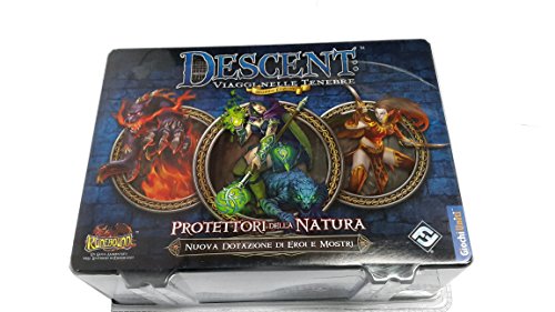 Giochi Uniti - Descent Viajes a los Teniebre: Protectores de la Naturaleza Runebound Juego de Mesa, Multicolor, GU474