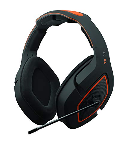 Gioteck - Auricular estereo con cable negro y naranja TX-50 multiplataforma (PS4)