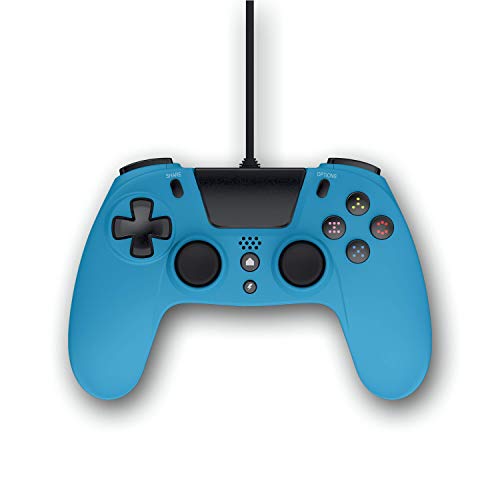 Gioteck - Mando con cable color azul Gioteck VX-4 para PlayStation 4 (Windows) Gioteck - Mando con cable color azul Gioteck VX-4 para PlayStation 4 (Windows)