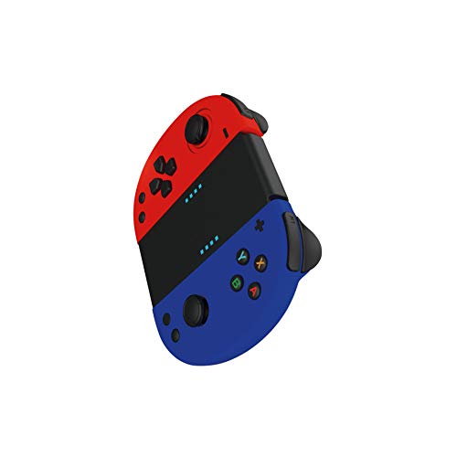 Gioteck - Mandos Joy-con azul y rojo oscuros JC-20 Gioteck compatibles con Nintendo Switch (Nintendo Switch)