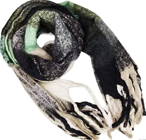 Goodforgoods Bufanda Grande Multicolor De Cuadros Ideal Frio Invierno para Mujer Hombre Unisex Regalo Navidades 185x51cm (Gris y negro) Goodforgoods Bufanda Grande Multicolor De Cuadros Ideal Frio Invierno para Mujer Hombre Unisex Regalo Navidades 185x51cm (Gris y negro)