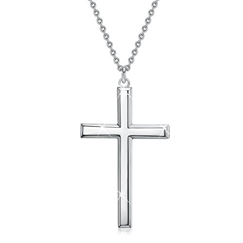 GOXO Unisex-adulto Plata fina 925 plata Sin piedra GOXO Unisex-adulto Plata fina 925 plata Sin piedra
