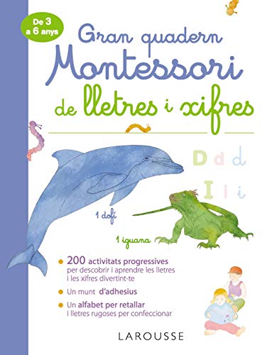 Gran quadern Montessori de lletres i xifres (LAROUSSE - Infantil / Juvenil - Catalán - A partir de 3 años)