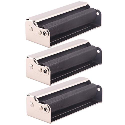 Gurxi 3 Pieza Máquina Liadora Cigarrillo Tabaco Rodillo Metal Máquina Negro Manual Cigarrillos Fabricante Tubos Metal Cigarrillos Máquina Negro para Hacer Cigarrillos Usted Mismo (Negro) Gurxi 3 Pieza Máquina Liadora Cigarrillo Tabaco Rodillo Metal Máquina Negro Manual Cigarrillos Fabricante Tubos Metal Cigarrillos Máquina Negro para Hacer Cigarrillos Usted Mismo (Negro)