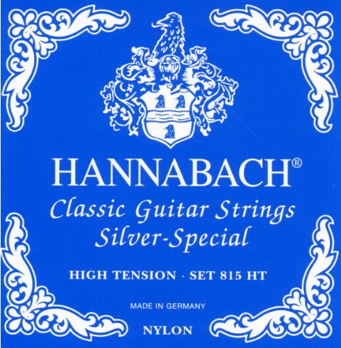Hannabach Cuerdas para Guitarra Clásica Serie 815, Tensión Alta, Plateado Especial, Set Hannabach Cuerdas para Guitarra Clásica Serie 815, Tensión Alta, Plateado Especial, Set