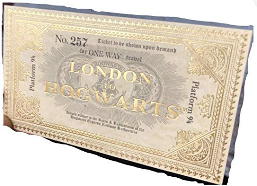 Harry Potter Hogwarts Express Réplica Entradas De Tren Oro Brillante Escritura Reino Unido Harry Potter Hogwarts Express Réplica Entradas De Tren Oro Brillante Escritura Reino Unido