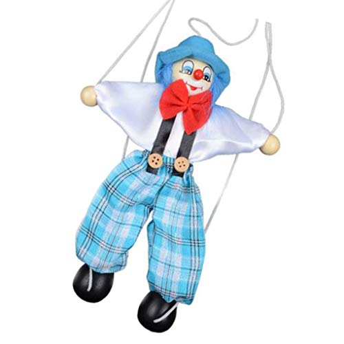 heacker Tire Colorido Cuerdas de Marionetas Payaso de marioneta de Madera de Manualidades Juguetes Regalos Conjunto Actividad muñeca Niños Niños Color al Azar heacker Tire Colorido Cuerdas de Marionetas Payaso de marioneta de Madera de Manualidades Juguetes Regalos Conjunto Actividad muñeca Niños Niños Color al Azar