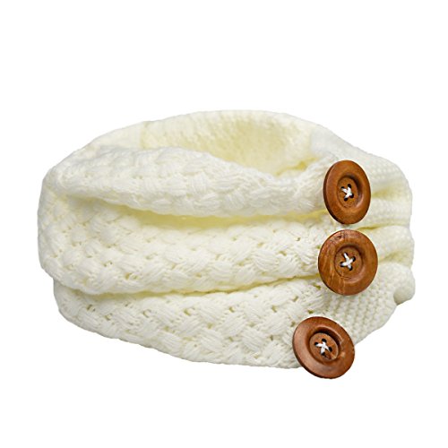 heekpek Bufanda Mujere Invierno Cálido Cable Knit Cuello de la Capucha del Mantón de la Bufanda