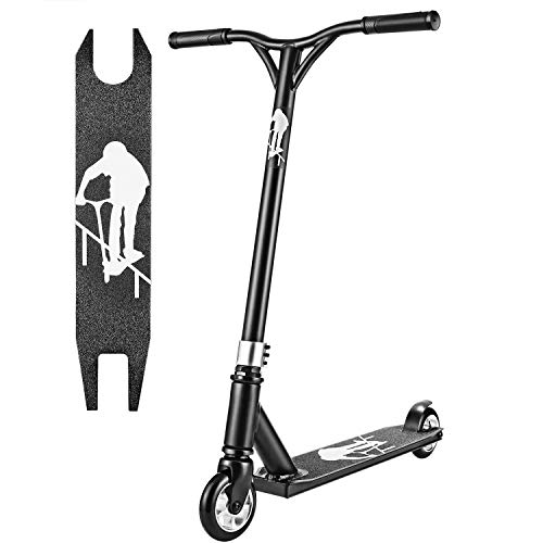 Hikole Patinete Freestyle para niños y Adolescentes – Patinete Pro Resistente a Las Acrobacias y Saltos, 100 kg de Carga, 80 cm de Altura (Negro-4) Hikole Patinete Freestyle para niños y Adolescentes – Patinete Pro Resistente a Las Acrobacias y Saltos, 100 kg de Carga, 80 cm de Altura (Negro-4)