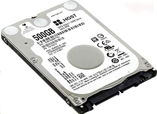 Hitachi Travelstar Z5K500 - Disco Duro Interno (SATA, 2.5", 500 GB, 5400 RPM), Color Negro